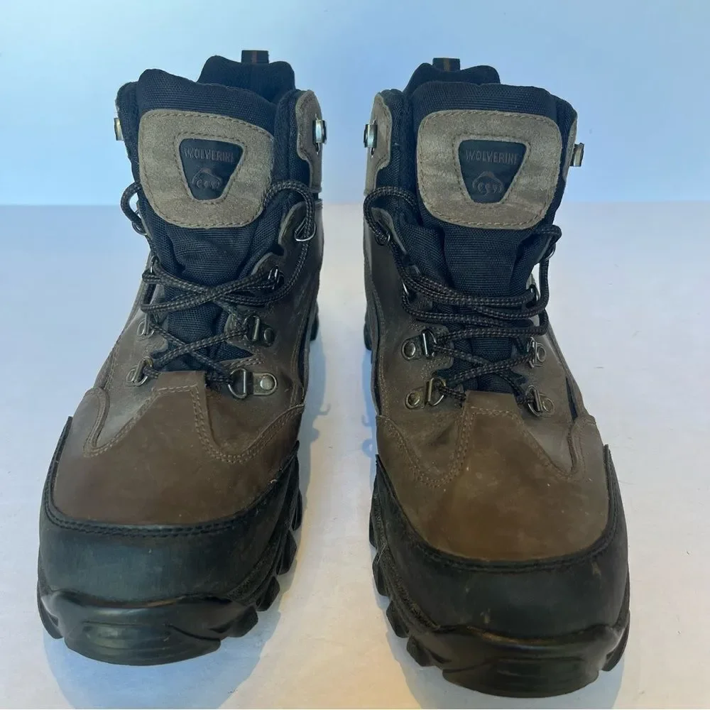 Wolverine Men's Waterproof Hiking Boots Brown/Black Size 11M Lace Up